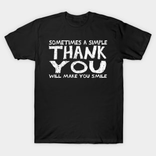 Thank you T-shirt design! T-Shirt